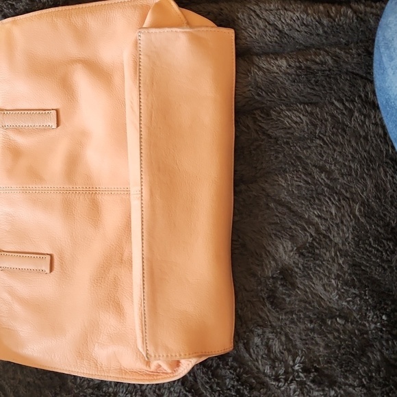 Mark and Graham coral leather tote - Picture 3 of 16